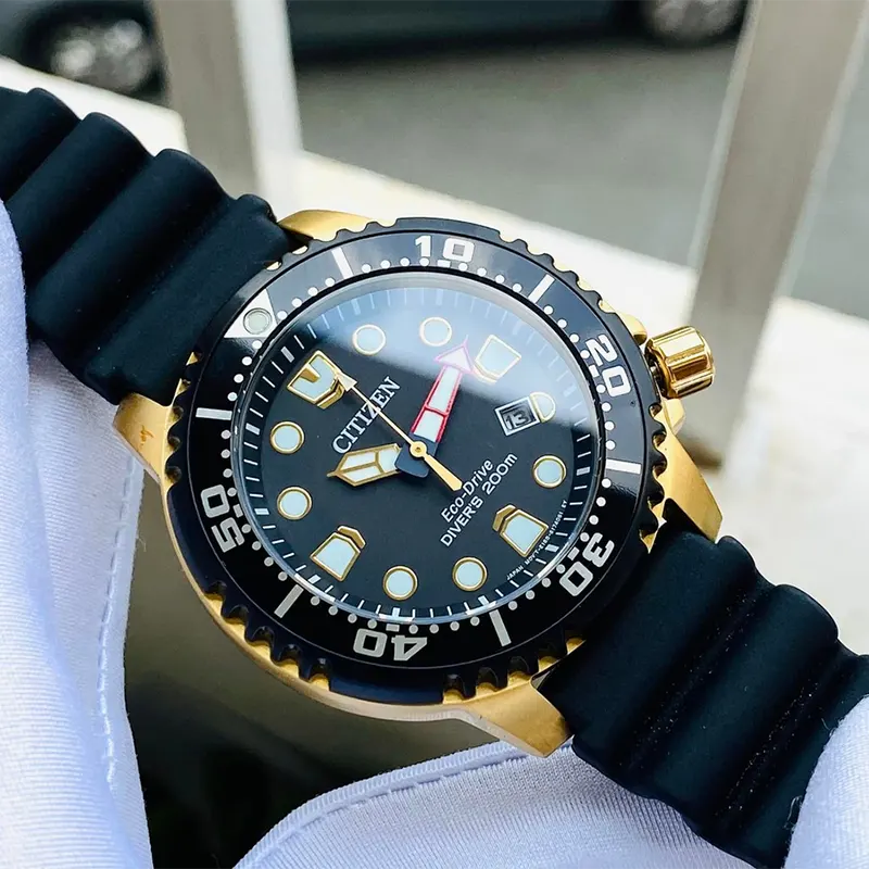 Citizen Promaster Dive Eco-Drive Solar Black Dial Men's Watch- BN0152-06E